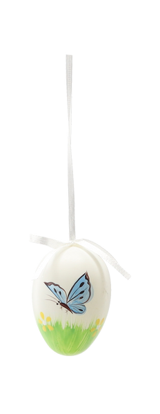 KPL. 6 OUĂ WIELKANOCNE DE 6 CM CU FlUTURI MIX DE CULORI TUBĂ *9441