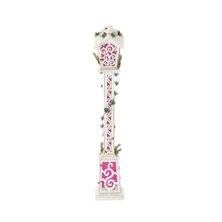 Vianočná biela LED lampa 20 x 20 x 120 CM *5263