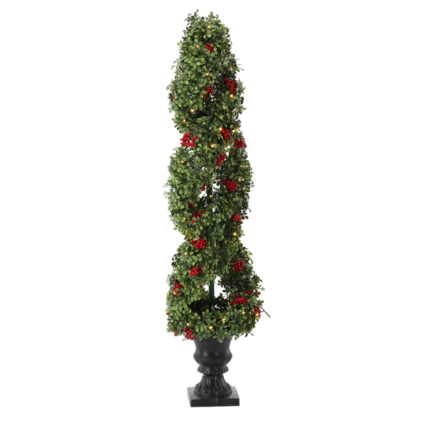 CHRISTMAS DECORATION TREE WITH MOUNTAIN ASH 150 CM