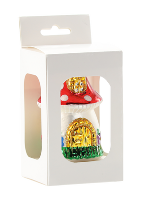 BOMBKA SZKLANA MUCHOMOR DOMEK *6235