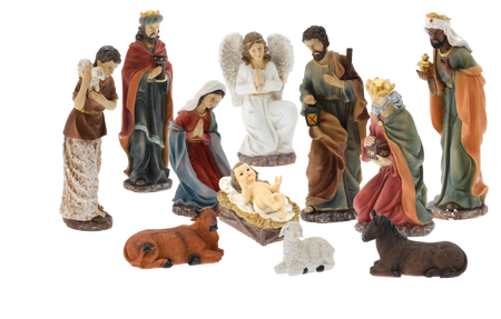 CHRISTMAS FIGURES SET 11 PCS. TO 45 CM