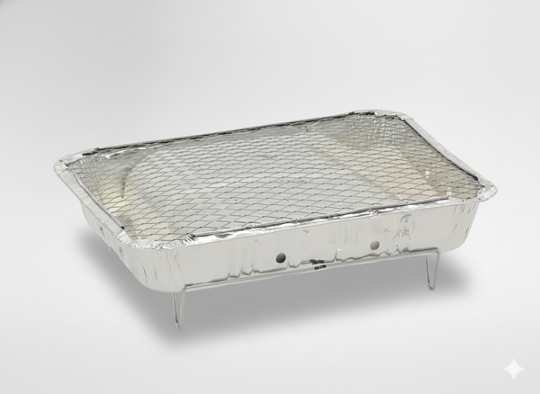 GRILL JEDNORAZOWY BRYKIET 31 x 24 x 5 CM disp=6szt