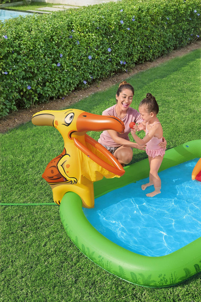 Bestway 7'11" x 55" x 54"/2.41m x 1.40m x 1.37m Jurassic Splash Play Center