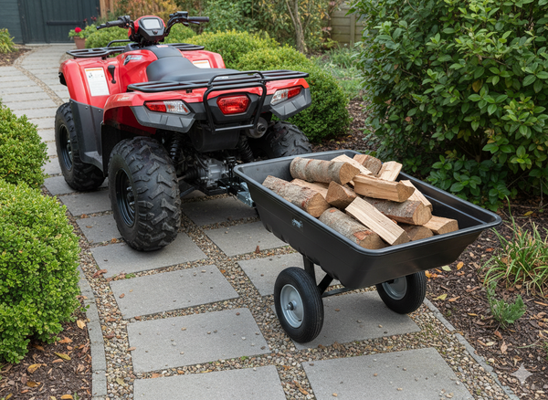 PRZYCZEPKA - TACZKI 177x86x75 cm UDŹWIG 295 kg / POJ. 220L 