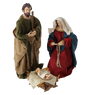 SET OF 3 FIGURES - HOLY FAMILY 68 CM