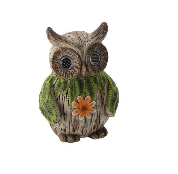 ZÁHRADNÁ FIGÚRKA - SOVA S SVETELNÝMI OČAMI 22 x 20,5 x 33 CM LED *7256
