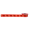 CHRISTMAS DECORATIVE RIBBON MIX DESIGNS 2.5 CM x 2.7M