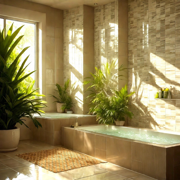 Covoare de baie din bambus "GRENADA" 50 x 70 CM *3418