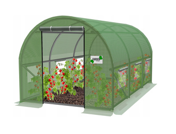 TUNEL FOLIOWY OGRODOWY 3 SEGMENTOWY ZIELONY 3 x 2 x 2 M