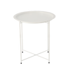 STOLIK KAWOWY OKRĄGŁY 47 x 47 x 50,5 CM BIAŁY *1074