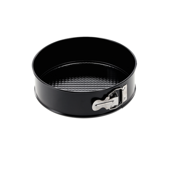 EMBOSSED CAKE TIN FI 21CM WITH PROTECTIVE NON-STICK LAYER BLACK