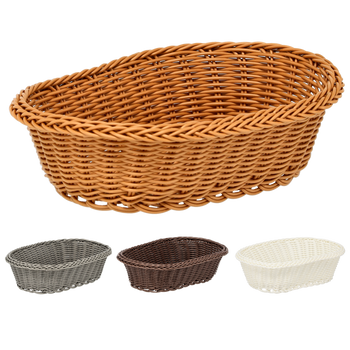 OVAL BASKET 27 X 20 X 8 CM MIX COLORS