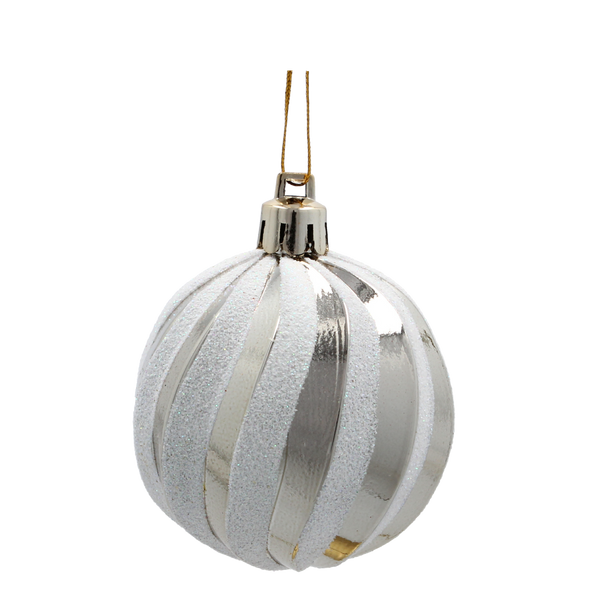 Set de 20 de ornamente rozii/bleu pentru brad *5294