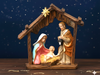 CHRISTMAS NATIVITY SCENE 9 x 3 x 10 CM
