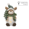 FIGURKA BOŽÍ HODINY - JELEN S HVĚZDIČKAMI 24 X 18,5 X 40 CM LED *1155