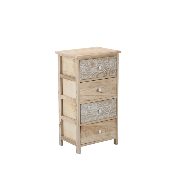 KOMODA Z 4 SZUFLADAMI LUIZA 40 x 29 x 73 CM *2671