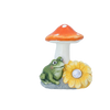 GARDEN FIGURINE – AMANITA WITH FLOWER 13,5 X 11 X 16,5 CM LED pack=4 pcs