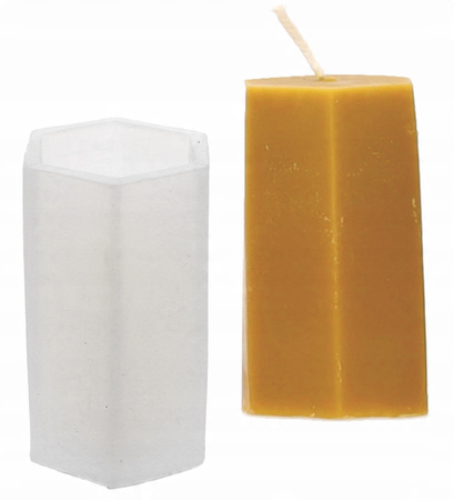 Silicone mold for candles cube plaster honey