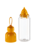 BUTELKA PLASTIKOWA 600 ML Z WYCISKACZEM *6961