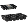 SET 3 FARFURII DE CULTIVARE/PENTRU SEMĂNAT DIN PLASTIC 24 CELULE *4366