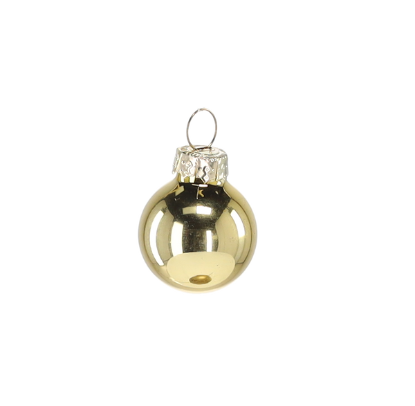 SET OF 24 CHRISTMAS TREE BAUBLES MIX COLORS 2,5 CM