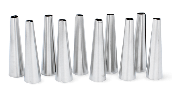 SET OF 10 PCS TUBE SHAPES FOR PASTRY 0173