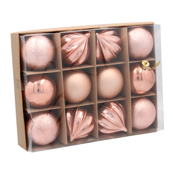 KPL. 12 BOMBEK 6 CM OLIVE/ CUPRU/ GRAFIT MIX DE MODELE *7627