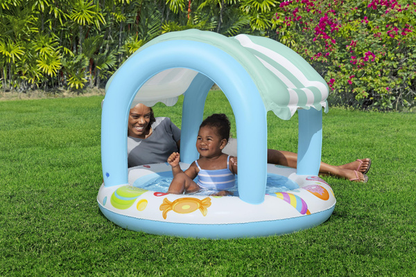 ?41" x H33"/?1.04m x H84cm Sweet Shoppe Shaded Kiddie Pool		
