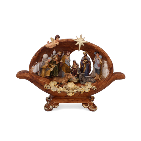 Vianočná jasličková jaskyňa 33,5 x 9,5 x 23 CM*1391