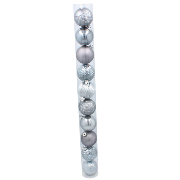 KPL. 10 BOMBEK 6 CM OLIV/ CU/ GRAFIT *7139