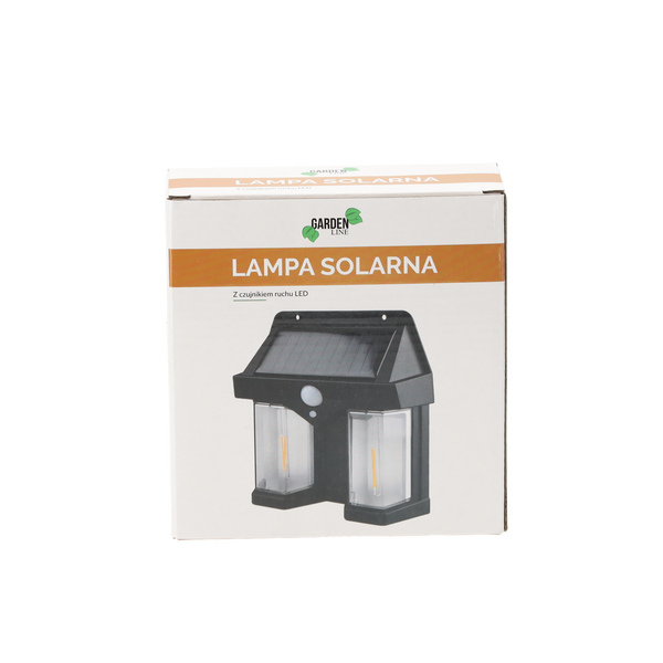 LAMPĂ SOLARĂ LED CU SENZOR DE MIȘCARE 14,4 x 4,7 x 14,9 CM *5653