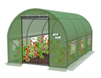 TUNEL FOLIOWY OGRODOWY 3 SEGMENTOWY ZIELONY 3 x 2 x 2 M VER 2