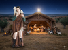 PASTERZ - FIGURE FOR A CRIB 71x50.8x113
