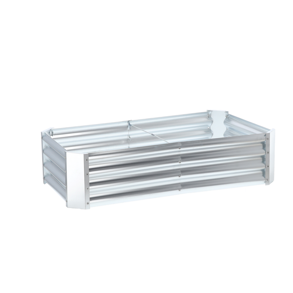 VEGETABLE-FLOWER BED 180 X 90 X 30 CM RECTANGULAR GALVANIZED