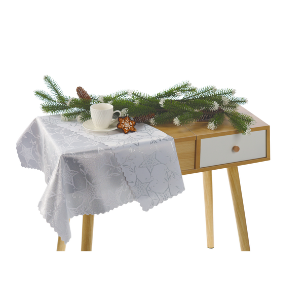 UBRUS DVOJITÝ STRIEBORNÝ MIX 80X80 CM VIANOCE BALENIE 1KS *4457