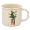 PORCELÁNOVÝ HRNEK 355 ML ROSTLINA V KVĚTINÁČI MIX VZORŮ balení=12ks *7987