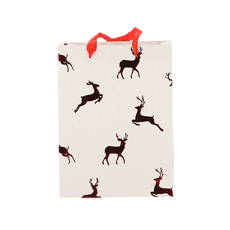 TOREBKA OKAZYJNA BOŻONAR. "RENIFERY" 18 x 24 x 8 CM opak=12szt *0528