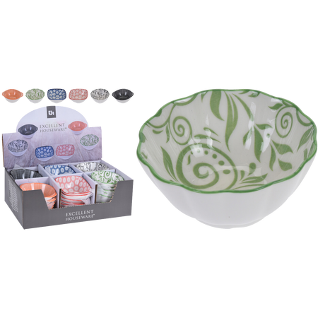 MISECZKA PORCELANOWA NA PRZEKĄSKI 9,5CM   disp.36szt *3766