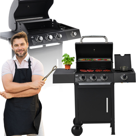 GRIL GAZOVÝ 3+1 S REDUKTOREM 10,3kW *8069