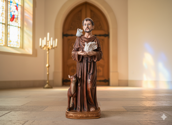 FIGURKA SVATÉHO FRANTIŠKA Z ASSISI 99 CM *6148