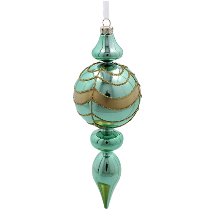 SET OF 3 CHRISTMAS TREE ORNAMENTS - STARPOINTS MIX OF COLORS 17CM pack=12 sets