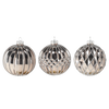 GLASS ORNAMENT BALL DIA 8CM