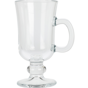 240ML GLASS ON A STEM FOR COFFEE/TEA*7830
