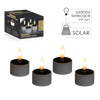 SET DE 4 LAMPI SOLARE TEALIGHT 4 X 2,5 CM/5 CM *9445