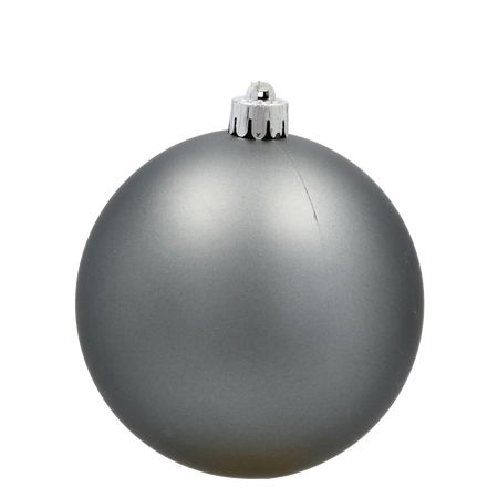 SET OF 4 ORNAMENTS 10 CM CHAMPAGNE/GRAY/WHITE