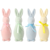 VELIKONOČNÍ OZDOBY - ZAJÍČEK 8 x 8 x 23 CM MIX 4 BAREV *9618