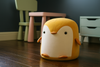 POUFF PENGUIN YELLOW 28 x 34 CM