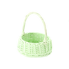 KOŠÍK RATTANOVÝ 19 x 19 x 8,5/23 CM S RUKOJETÍ - ZELENÝ *8338