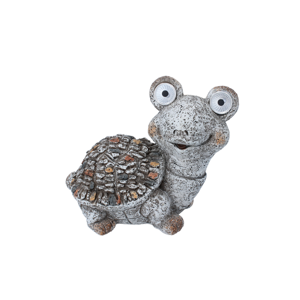 ZAHRADNÍ FIGURKA - ŽELVA S SVÍTÍCÍMI OČI 20 x 12,5 x 17,5 CM LED balení=4ks *7928