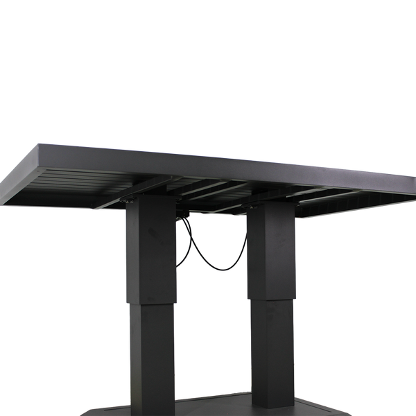 ZESTAW MEBLI ALUMINIOWYCH (SOFA NAROŻNA + PUFA + STOLIK) SZARY + SZARE PODUSZKI *9422